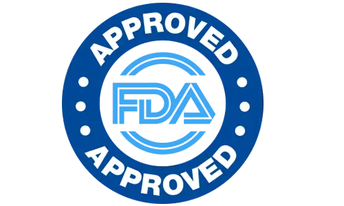 GlucoZenX FDA Registered Facility badge